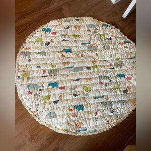 Pehr Organics playmat in Noah’s ark theme, reversible